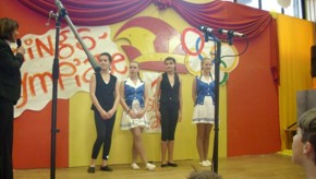 Die Tanzgarde Lusia, Fabienne, Julia und Caroline